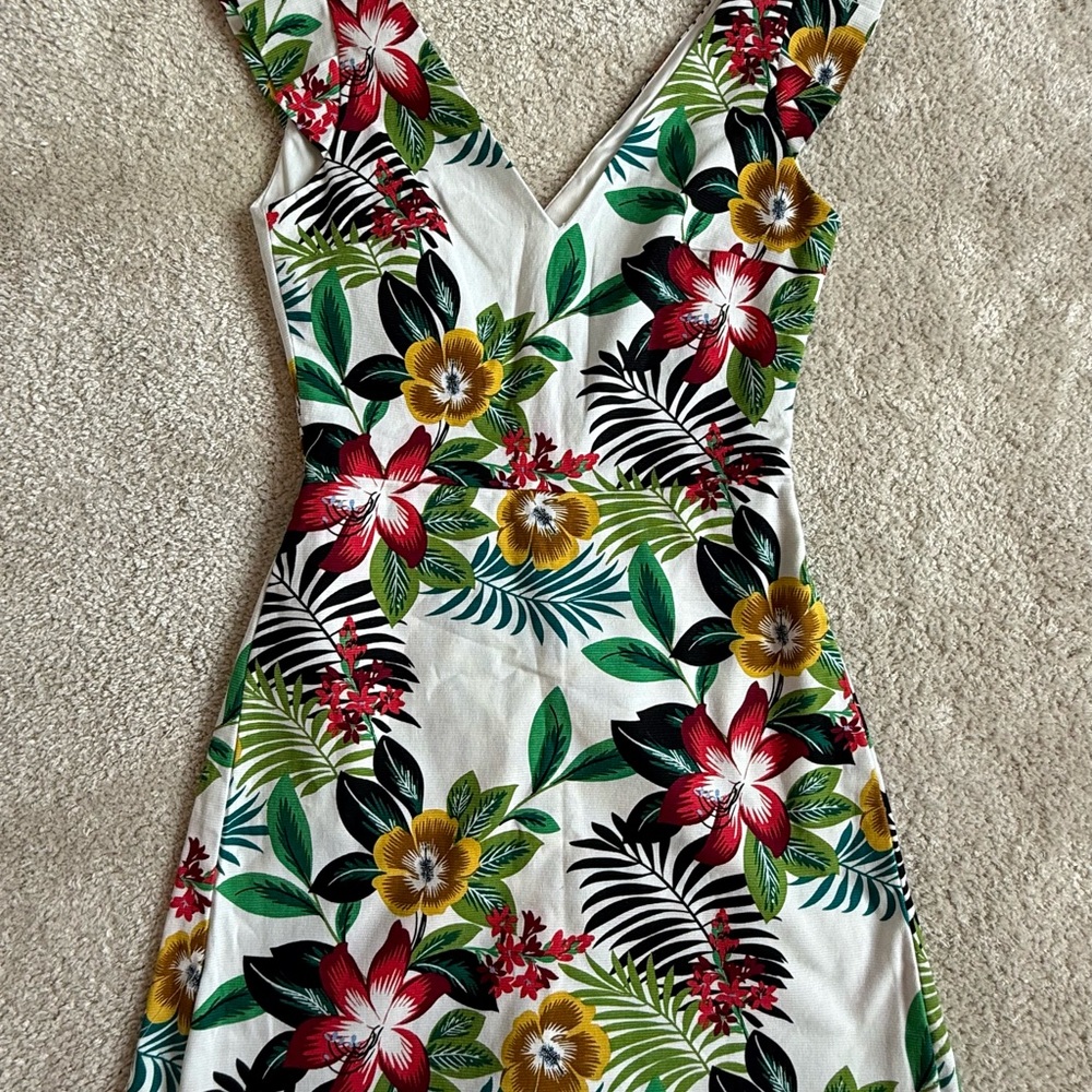 Zara Floral Mini Dress - Multicolor